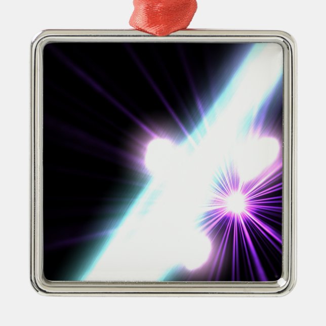 Gamma Rays in Galactic Nuclei 3 Metal Ornament (Front)