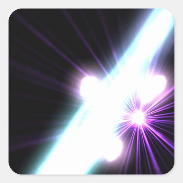 Gamma Rays in Galactic Nuclei 3 Square Sticker (Front)