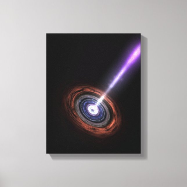 Gamma Rays in Galactic Nuclei Canvas Print (Front)