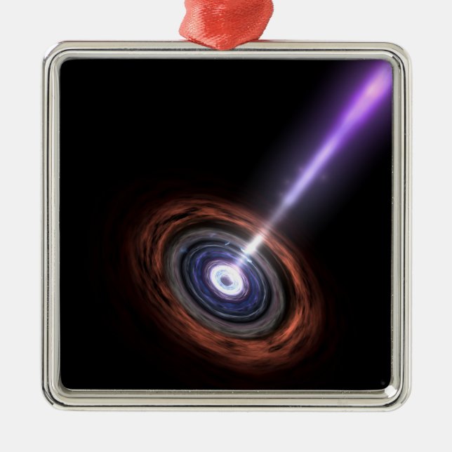 Gamma Rays in Galactic Nuclei Metal Ornament (Front)