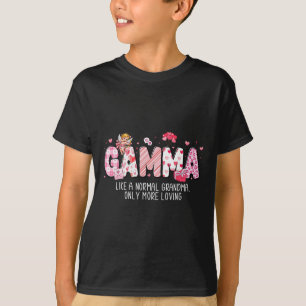Gamma Valentine Quote For Loving Grandma Heart Leo T-Shirt