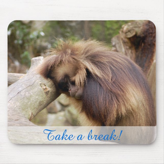 Gammelaffe EN Mouse Pad (Front)