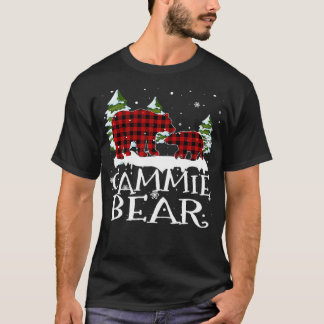 Gammie Bear Family Matching Christmas Pajamas Red T-Shirt