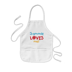 Gammie Loves Me T-shirts and Gifts Kids Apron