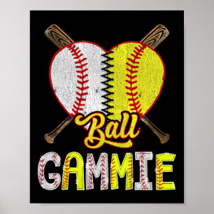 Gammie Of Both Ll Gammie Half Sell Softll Heart Poster