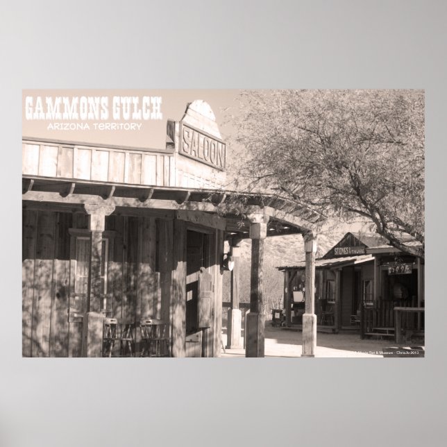 Gammons Gulch Western Saloon Poster (Front)
