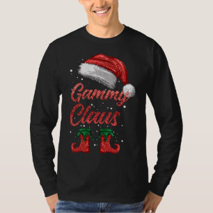 Gammy Claus Matching Family Merry Christmas Santa T-Shirt