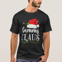 Gammy Clause Santa Hat Merry Xmas Grandma Festive 