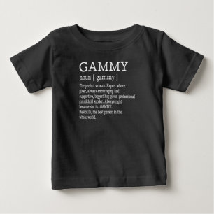 Gammy Definition Shirt, Grandma Baby T-Shirt