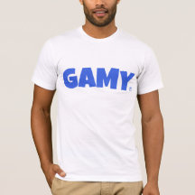 GAMY® Royal bleu Logo T-Shirt Homme