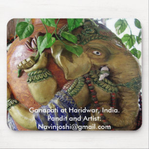 Ganapati at Haridwa... Mouse Pad