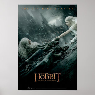 Gandalf and Galadriel Reaching Poster