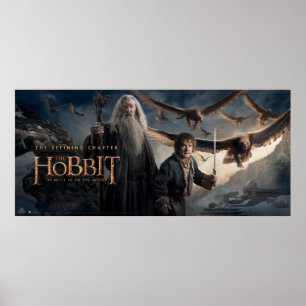 Gandalf, BILBO BAGGINS™, & The Great Eagles Poster