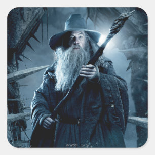 Gandalf Character Poster 3 Square Sticker
