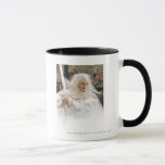 GANDALF™ Fight with Sword Mug<br><div class="desc">Gandalf: A wizard is never late,  Frodo Baggins. Nor is he early. He arrives precisely when he means to.</div>