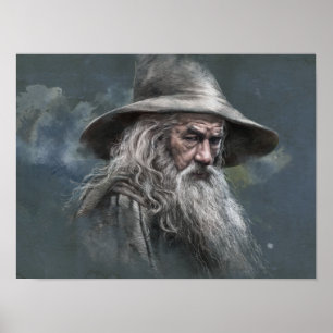 Gandalf Illustration Poster