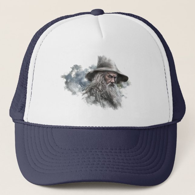 Gandalf Illustration Trucker Hat (Front)