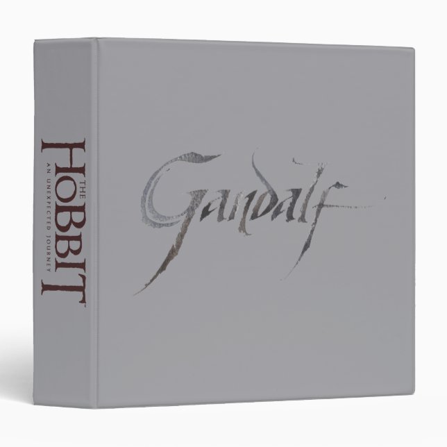 Gandalf Name Textured Binder (Front/Spine)