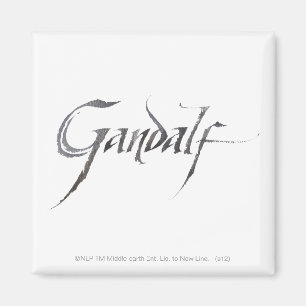 Gandalf Name Textured Magnet