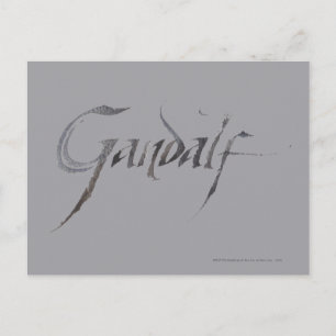 Gandalf Name Textured Postcard