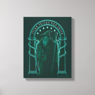 GANDALF™ "Speak Friend And Enter" Doors of Durin Canvas Print