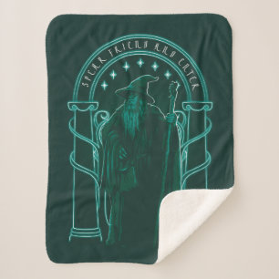 GANDALF™ "Speak Friend And Enter" Doors of Durin Sherpa Blanket