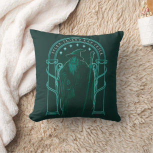 GANDALF™ "Speak Friend And Enter" Doors of Durin Throw Pillow