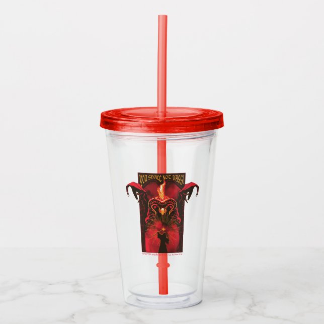 GANDALF™ Vs Balrog "You Shall Not Pass" Graphic Acrylic Tumbler (Front)