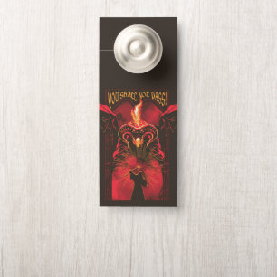 GANDALF™ Vs Balrog "You Shall Not Pass" Graphic Door Hanger