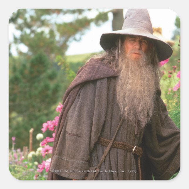 GANDALF™ with Hat Square Sticker (Front)