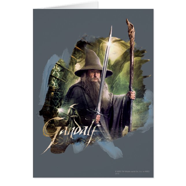 Gandalf With Staff And Sword (Front)