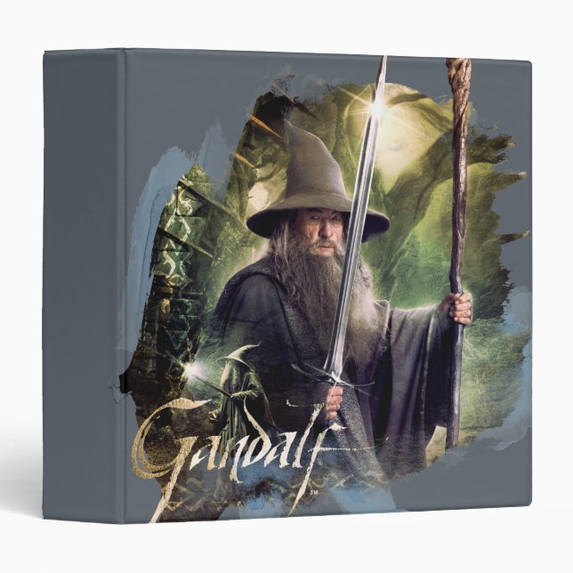 Gandalf With Staff And Sword Binder (Front/Spine)