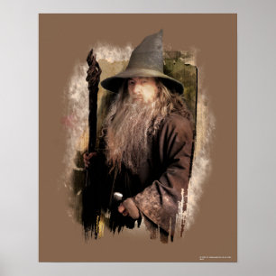 Gandalf With Staff Poster