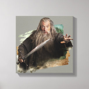 Gandalf With Sword Canvas Print