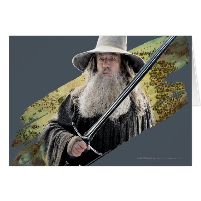 Gandalf With Sword Green (Front Horizontal)