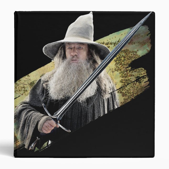 Gandalf With Sword Green Binder (Front)