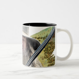 Gandalf With Sword Green Two-Tone Coffee Mug