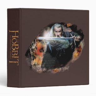 Gandalf With Sword In Battle Binder