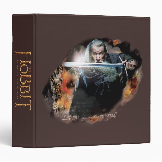 Gandalf With Sword In Battle Binder (Front/Spine)