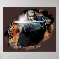 Gandalf With Sword In Battle