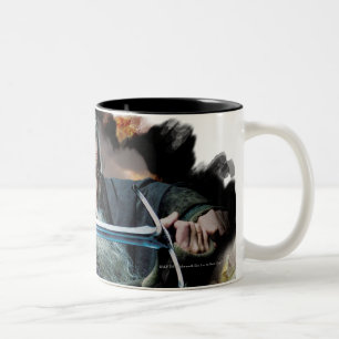 Gandalf With Sword In Battle Two-Tone Coffee Mug