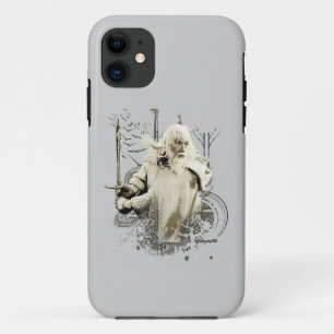 GANDALF™ with Sword Vector Collage iPhone 11 Case