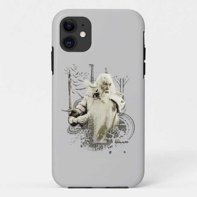 GANDALF™ with Sword Vector Collage Case-Mate iPhone Case (Back)