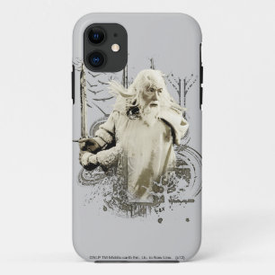 GANDALF™ with Sword Vector Collage iPhone 11 Case