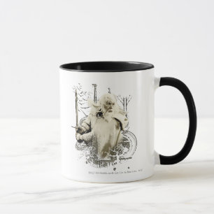 GANDALF™ with Sword Vector Collage Mug