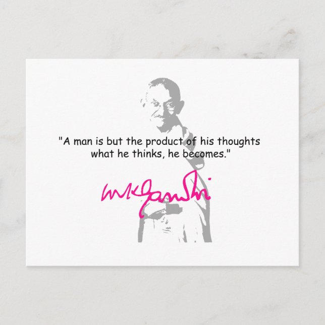 gandhi 2 postcard (Front)