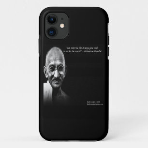Gandhi Be The Change Quote iPhone 5 Case