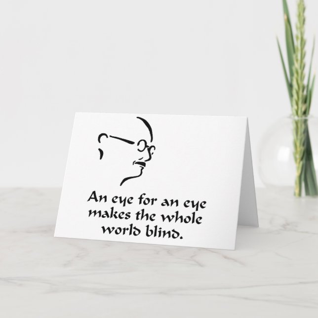 Gandhi - Blind Card (Front)