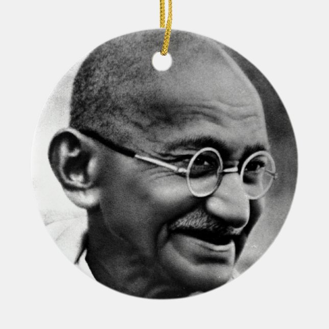 GANDHI CERAMIC ORNAMENT (Front)