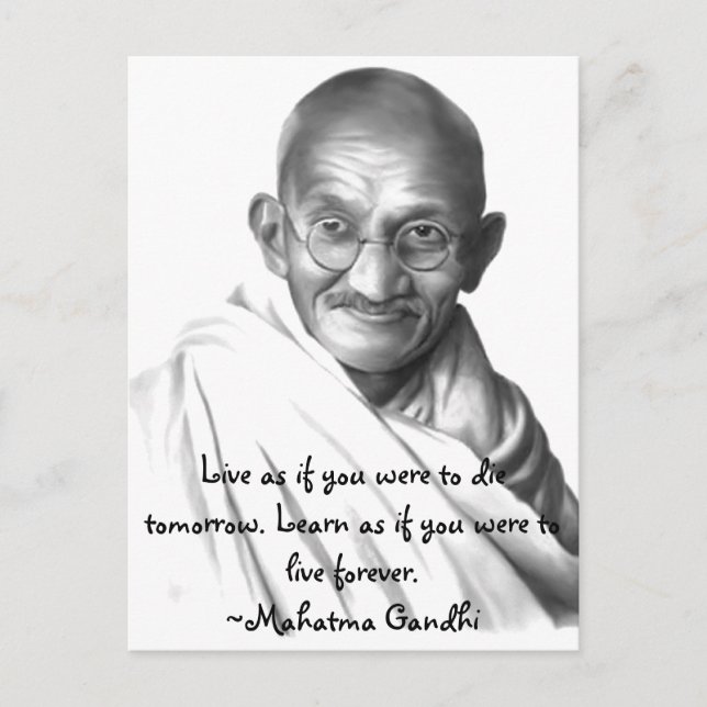 Gandhi Postcard (Front)